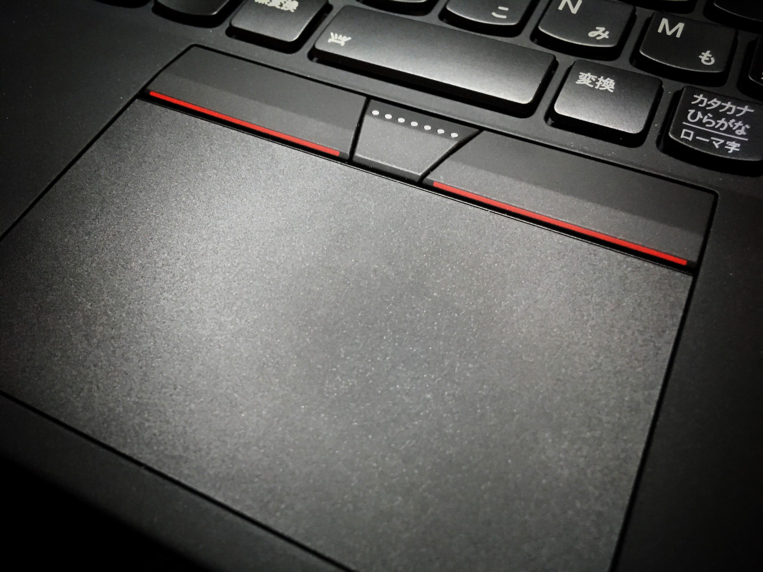 ThinkPad X1 carbon 2017のトラックパッド