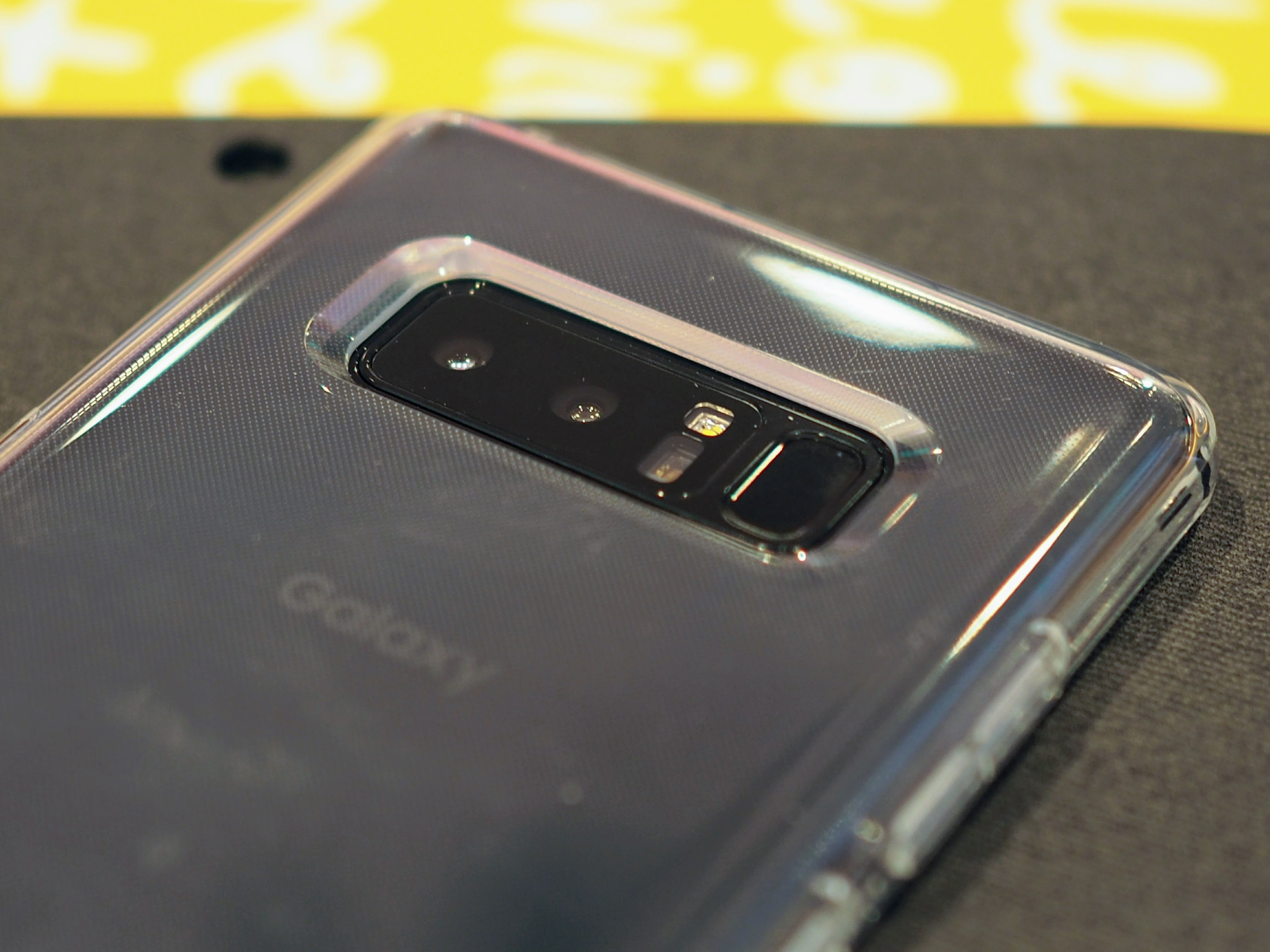 Galaxy Note8の背面写真