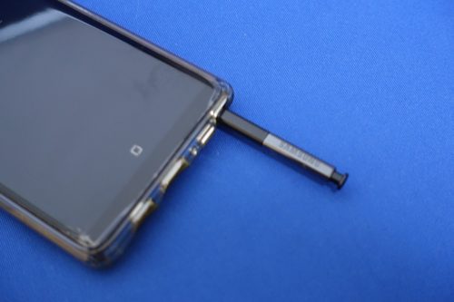 Galaxy Note8にSペンを収納する