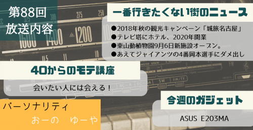 88回放送内容