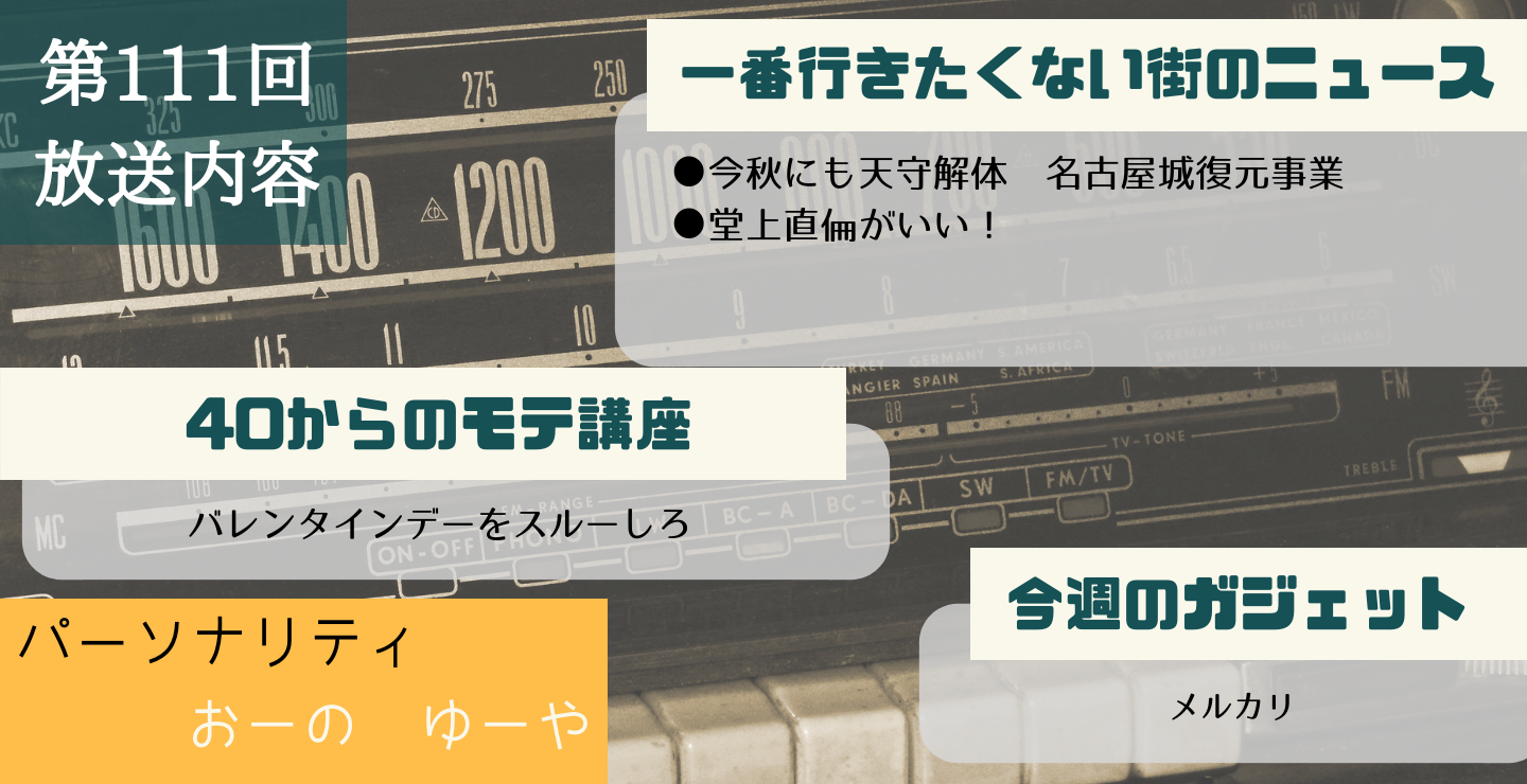 ラジオ 一番行きたくない街からこんにちは！ 第111回