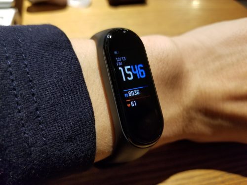 Mi Band4心拍数計測機能