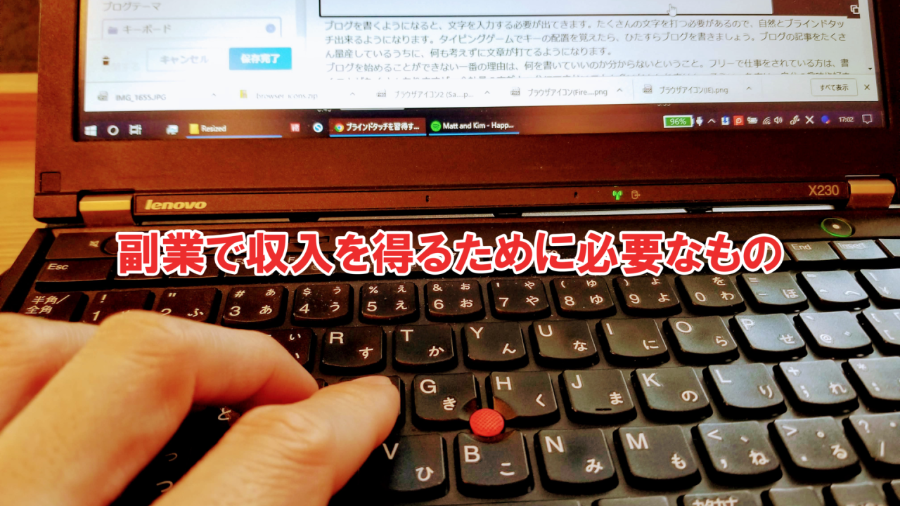 アイキャッチ画像副業で収入を得るために必要なもの