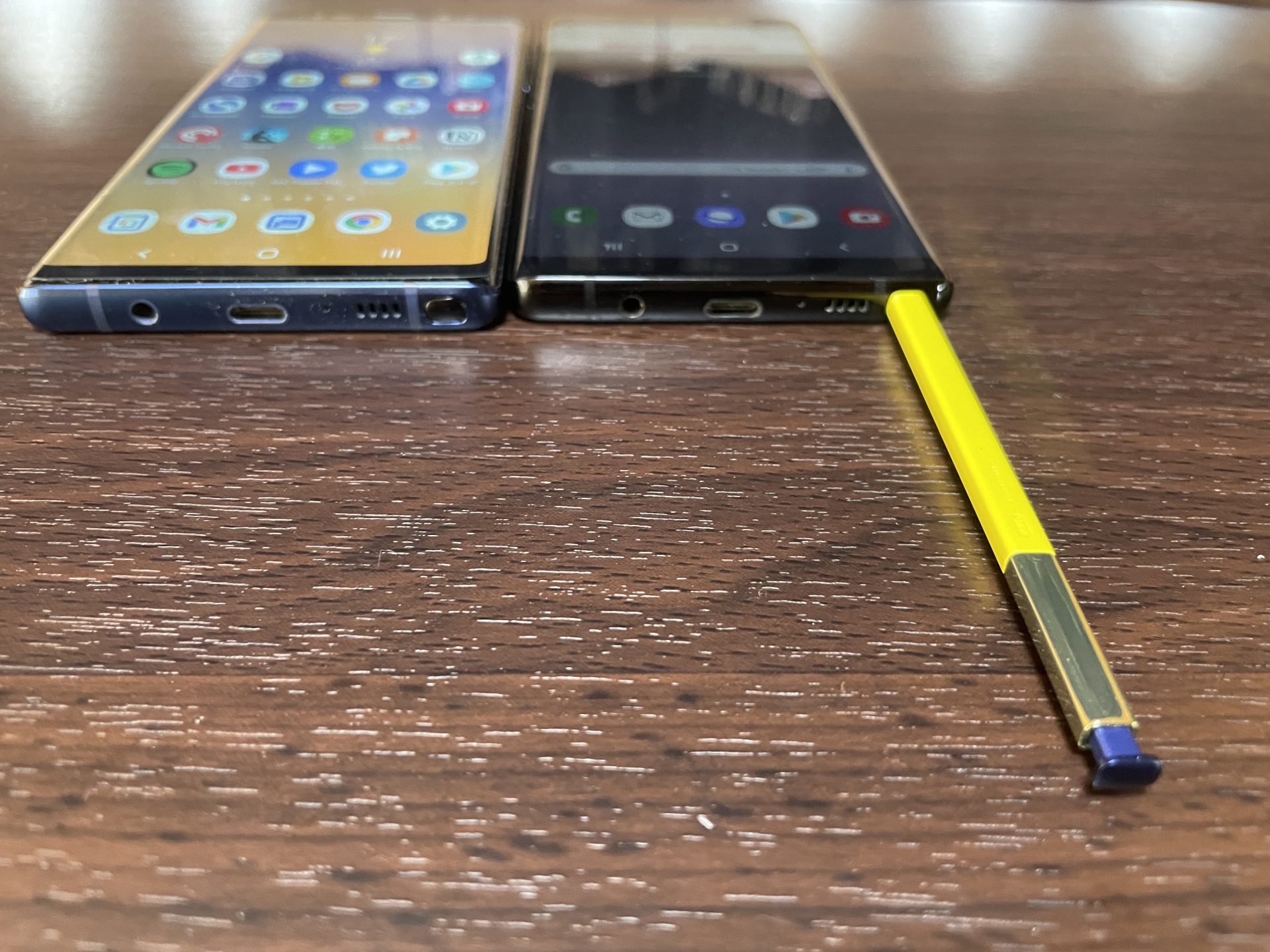 Galaxy Note9のSペンはNote8には入らない