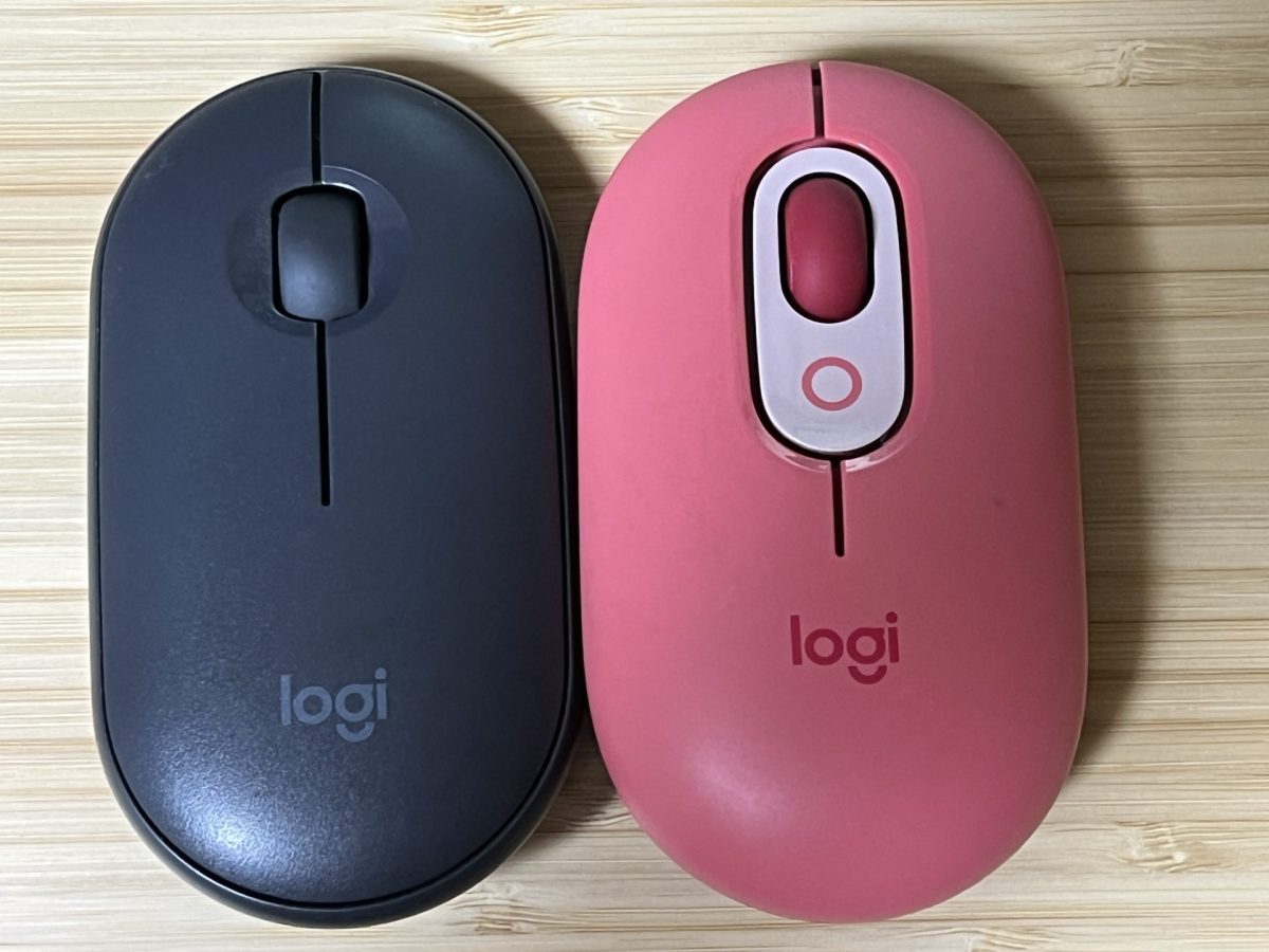 Pebble M350 とPOP MOUSE M370を比較２