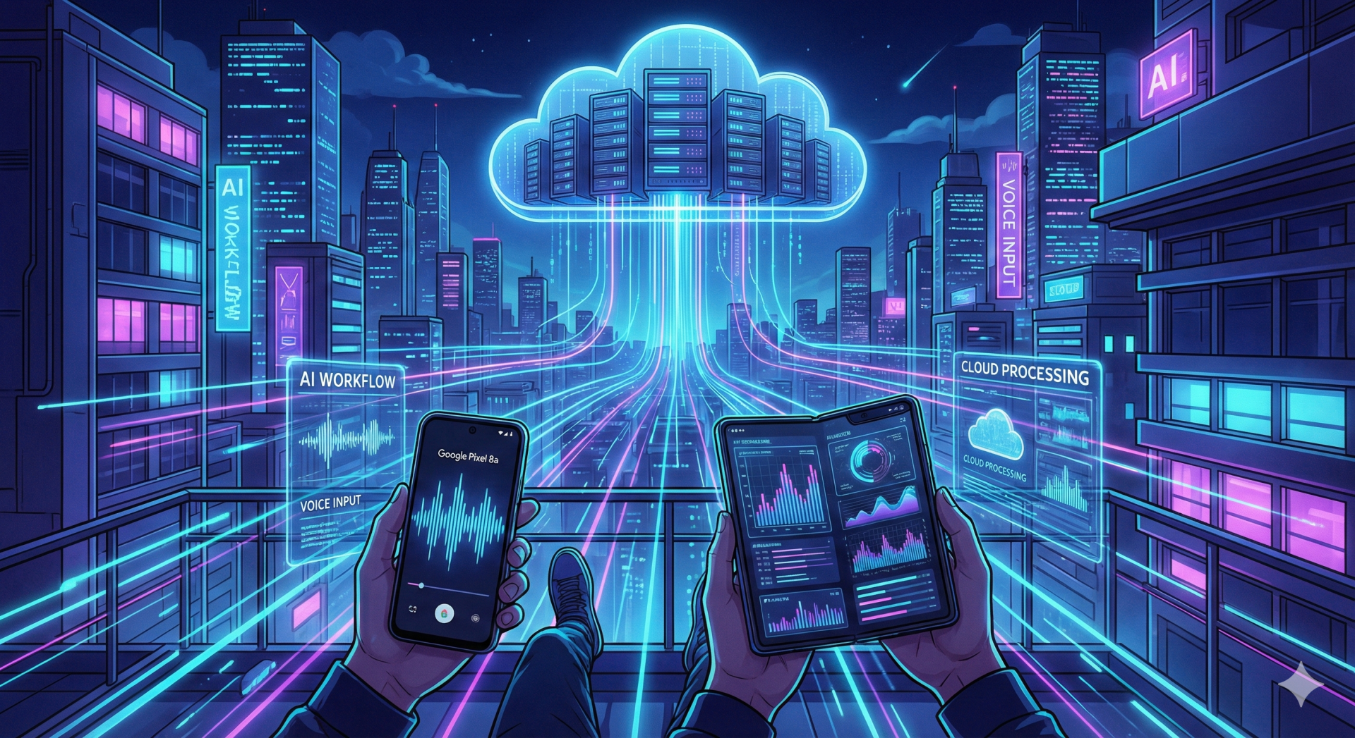 スマホ２台を活用してAIを使いこなす